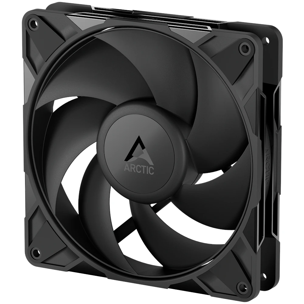 A large main feature product image of EX-DEMO ARCTIC P14 Pro PST 140mm Performance PWM Fan (Black)