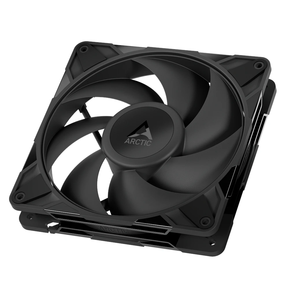 A large main feature product image of EX-DEMO ARCTIC P14 Pro PST 140mm Performance PWM Fan (Black)