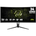 A product image of EX-DEMO MSI MAG 342CQRF E20 - 34" Curved 1440p 200Hz 0.5ms Rapid VA Gaming Monitor