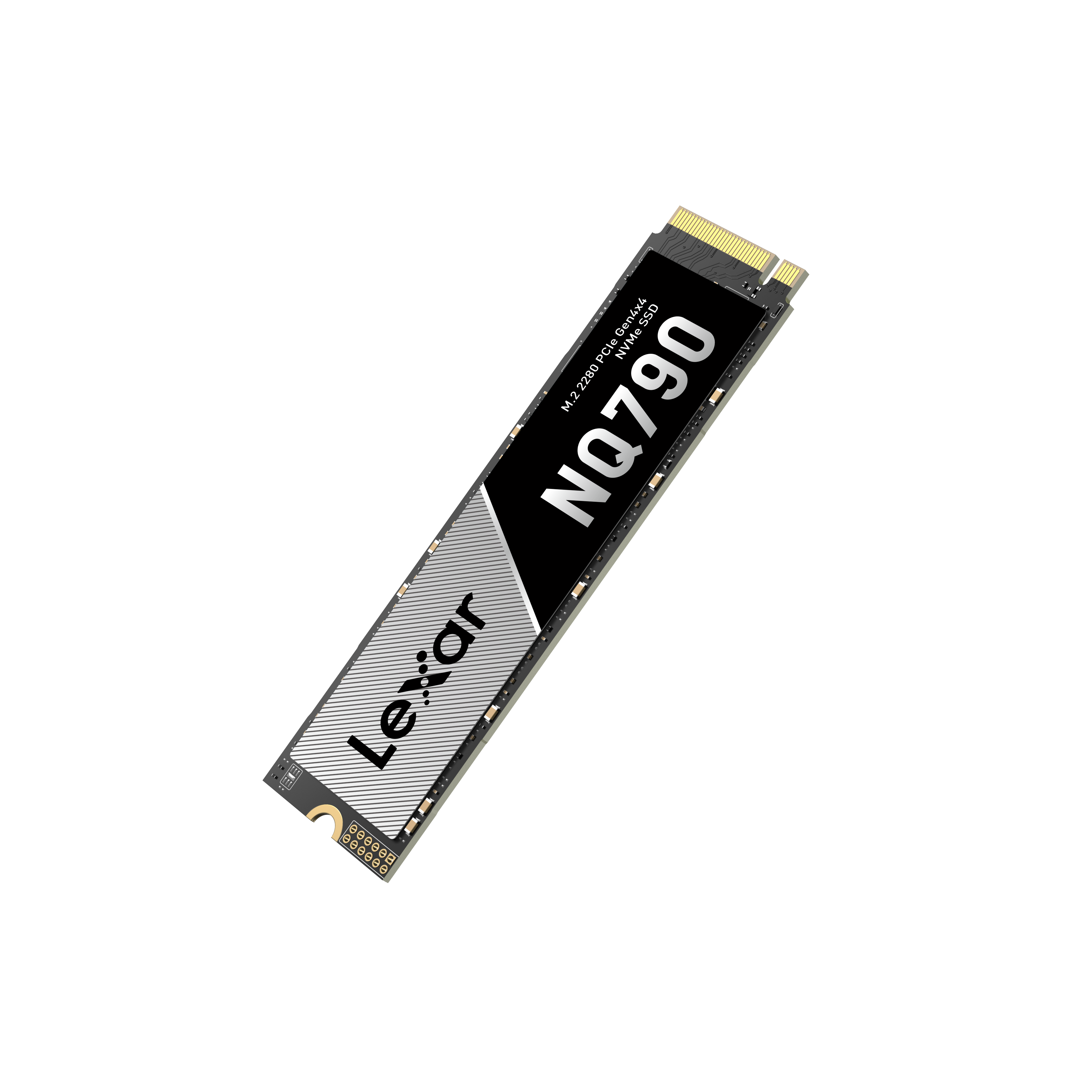A large main feature product image of Lexar NQ790 PCIe Gen4 NVMe M.2 SSD - 512GB
