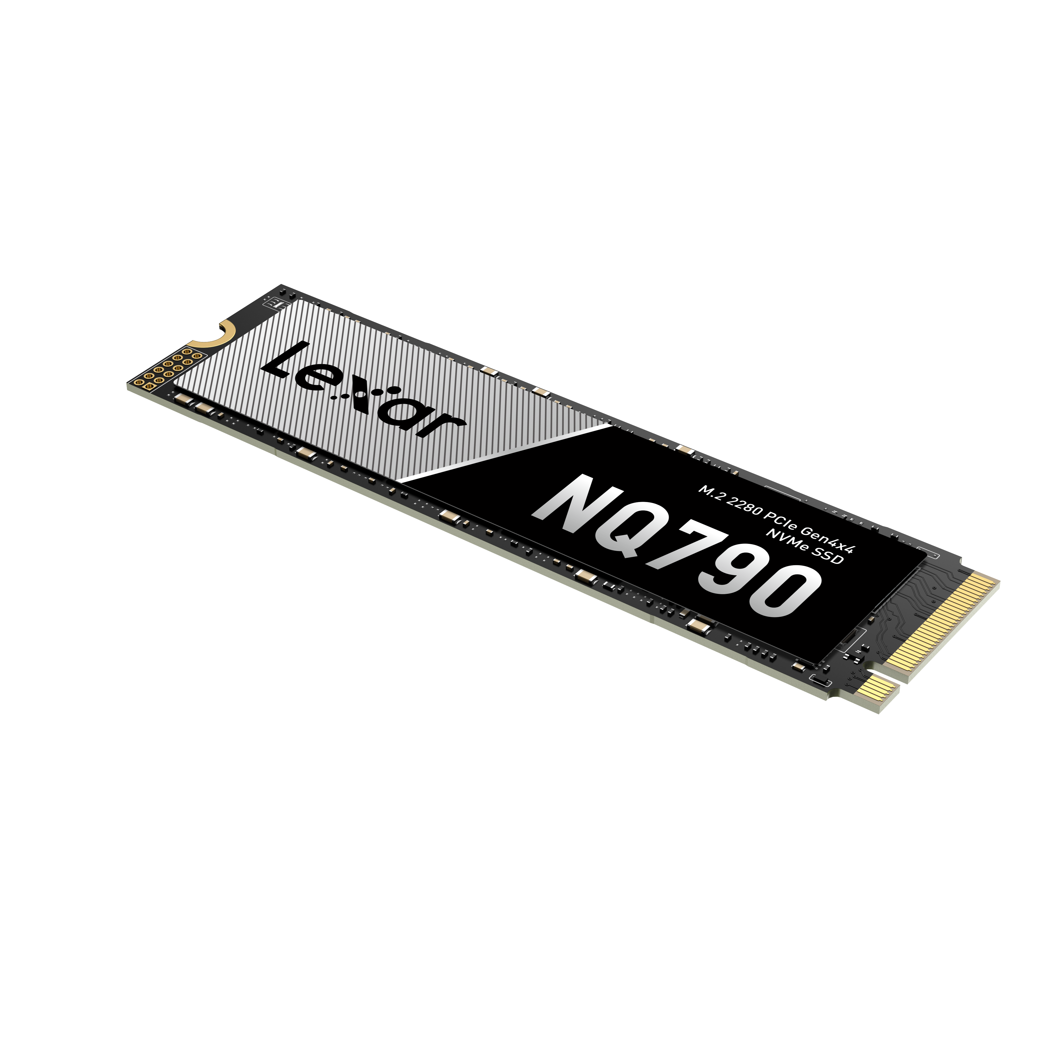 A large main feature product image of Lexar NQ790 PCIe Gen4 NVMe M.2 SSD - 512GB