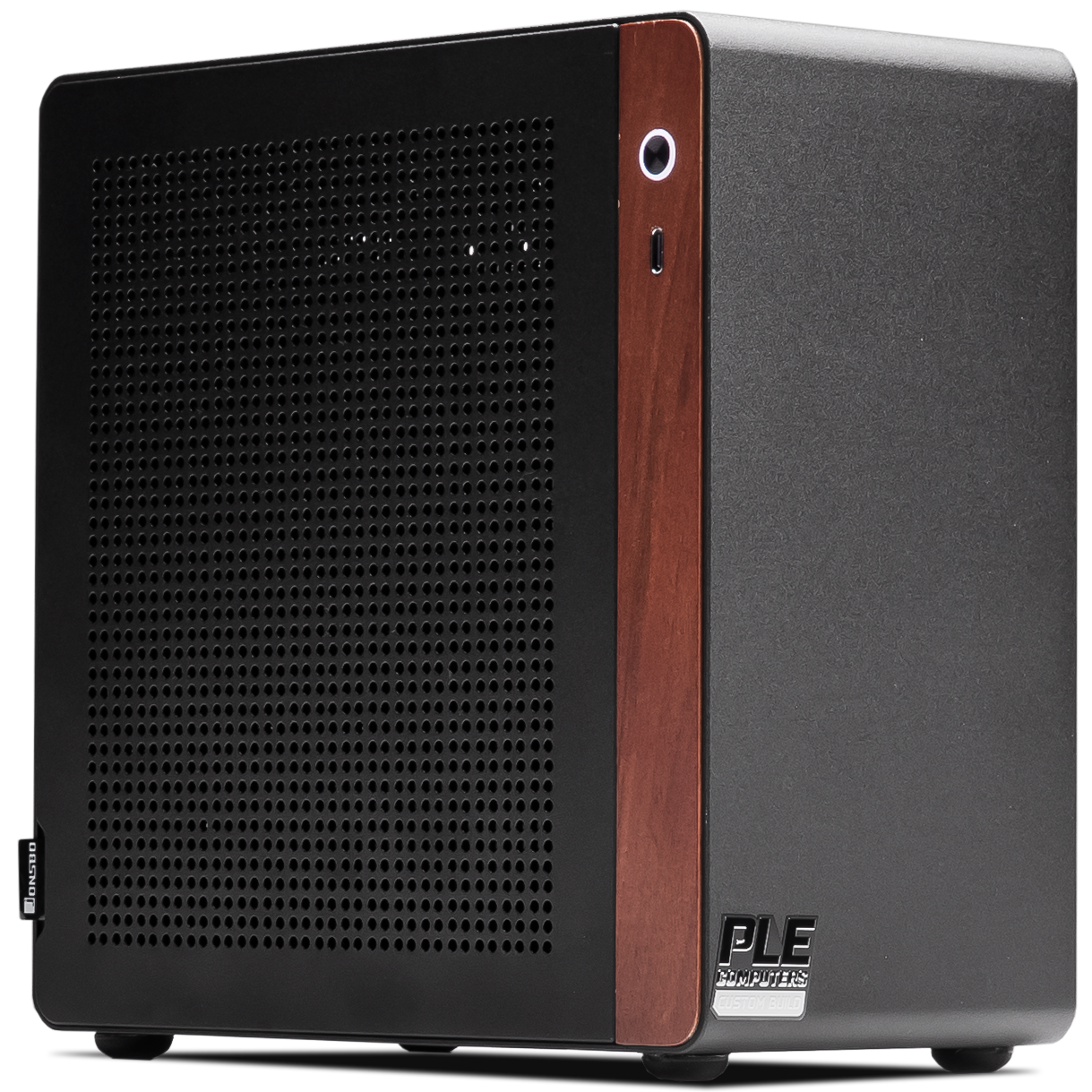 A large main feature product image of PLE Sentry RTX 5060 Prebuilt Ready To Go Gaming PC
