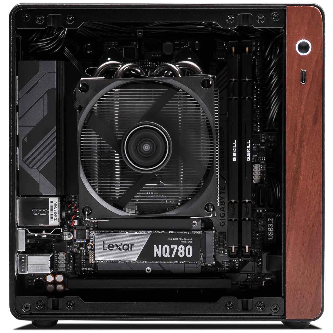 A large main feature product image of PLE Sentry RTX 5060 Prebuilt Ready To Go Gaming PC