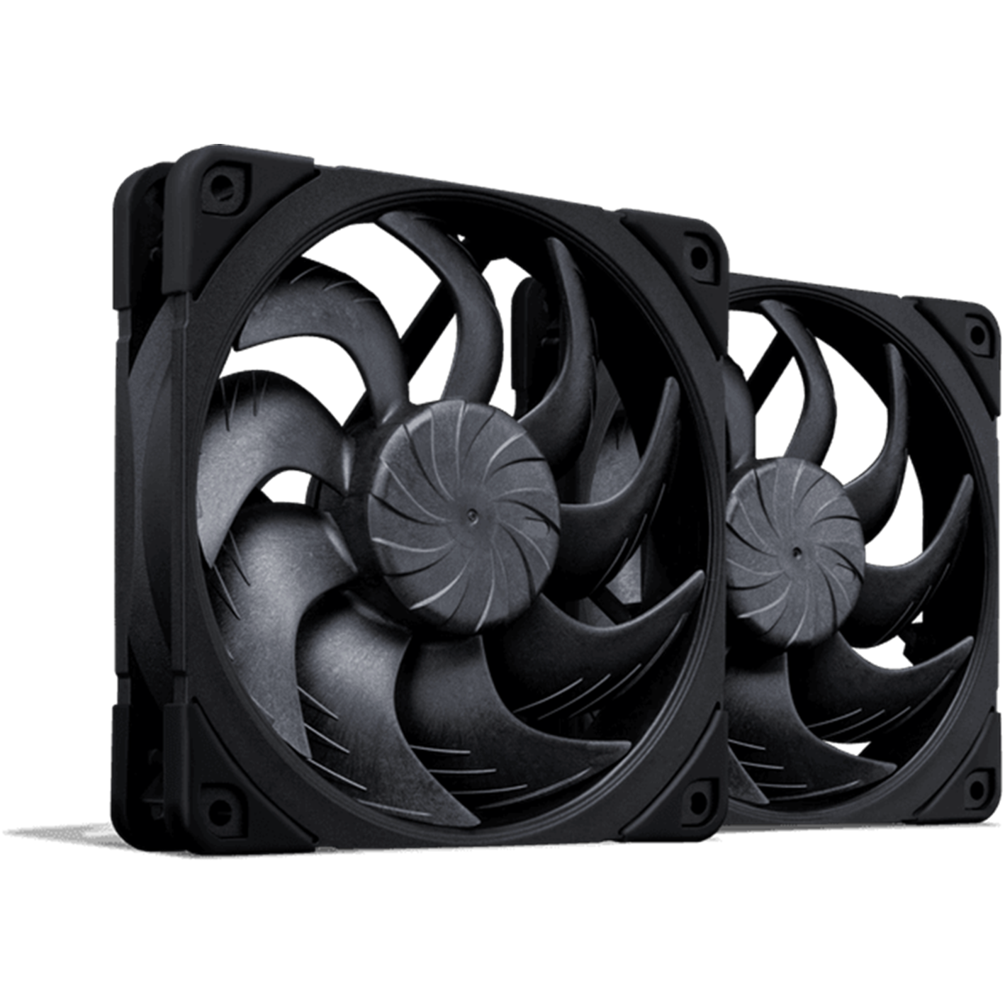 A large main feature product image of EX-DEMO Noctua NF-A12X25 G2 PWM Chromax Black - 120mm x 25mm 1800RPM Cooling Fan (2 Pack)