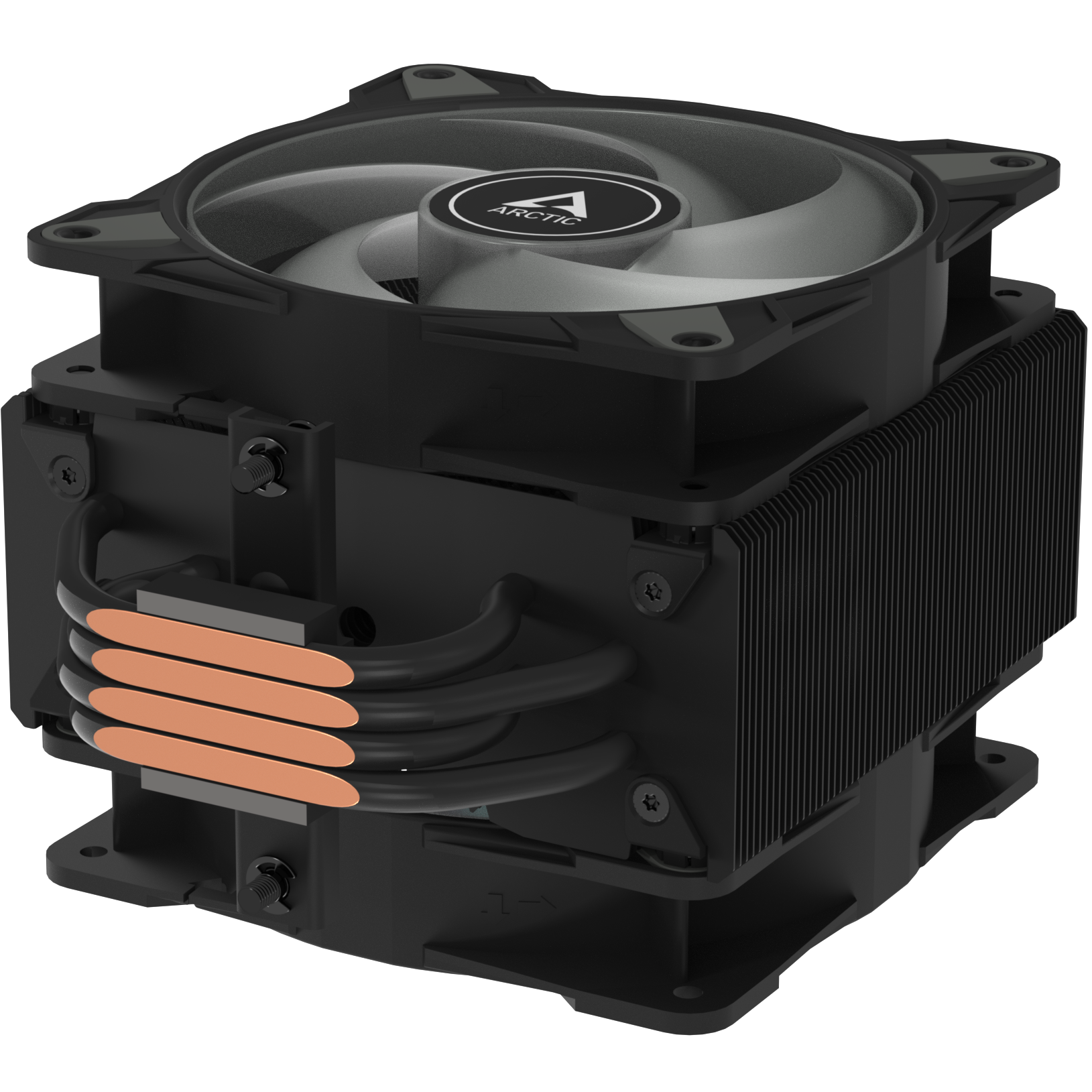 A large main feature product image of EX-DEMO ARCTIC Freezer 36 ARGB CPU Cooler (Black)