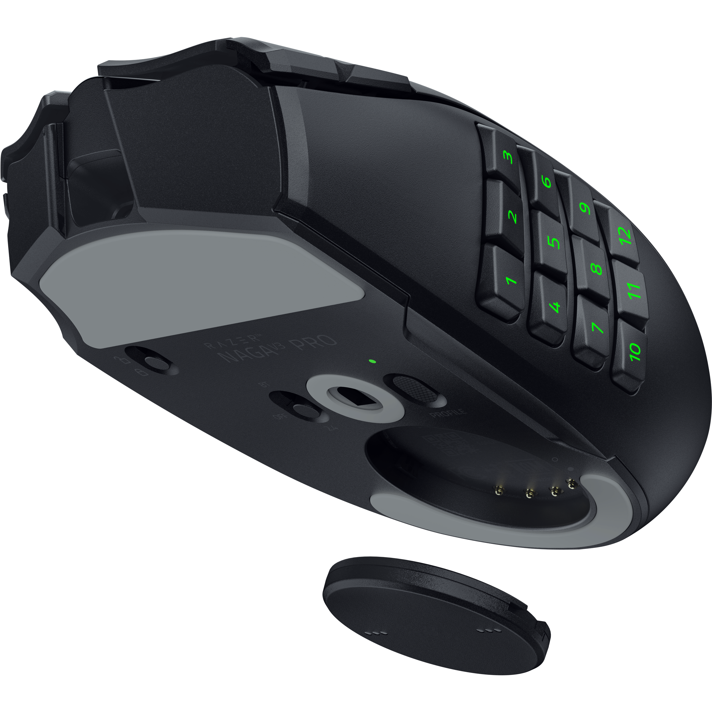 A large main feature product image of Razer Naga V3 Pro - Wireless MMO Gaming Mouse