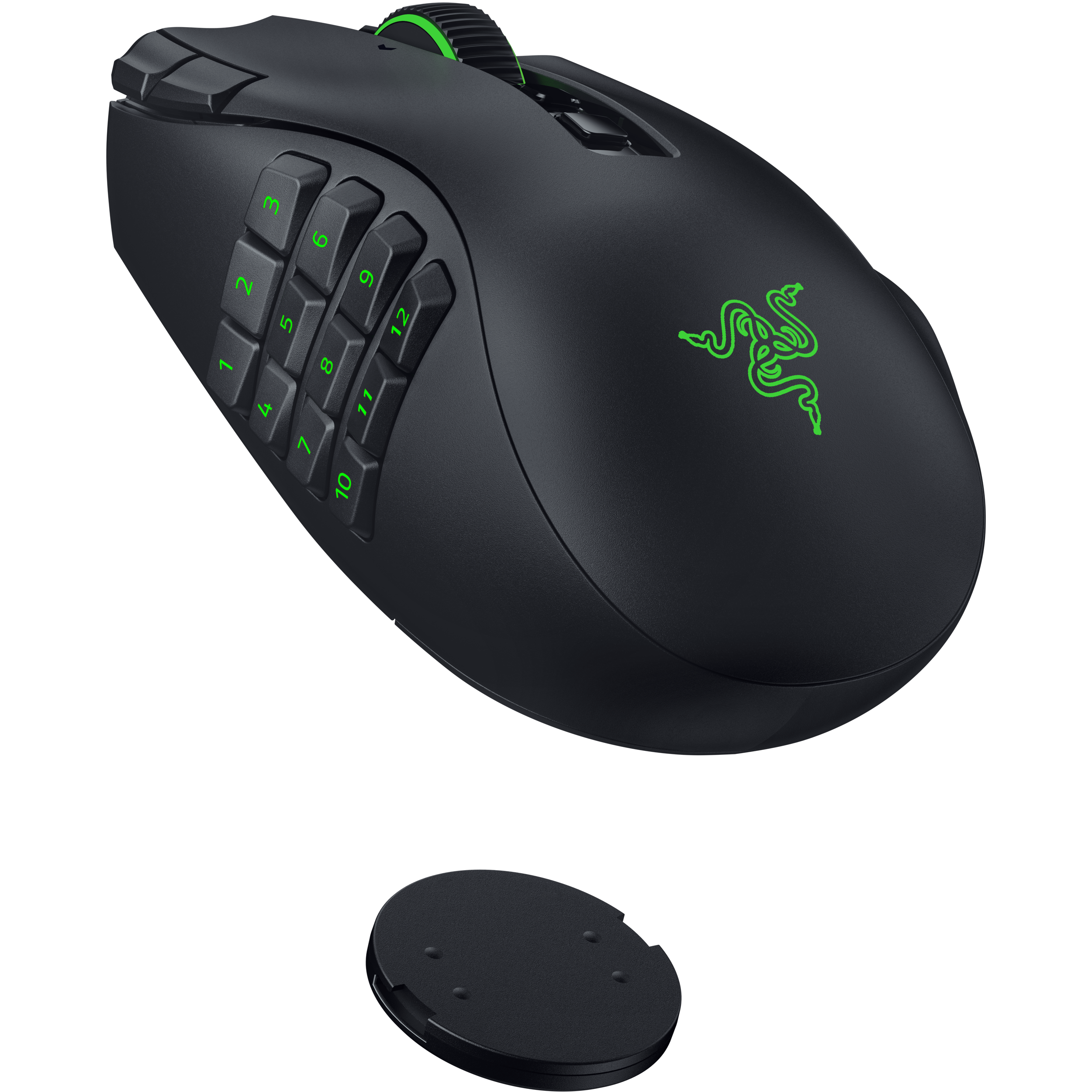 A large main feature product image of Razer Naga V3 Pro - Wireless MMO Gaming Mouse