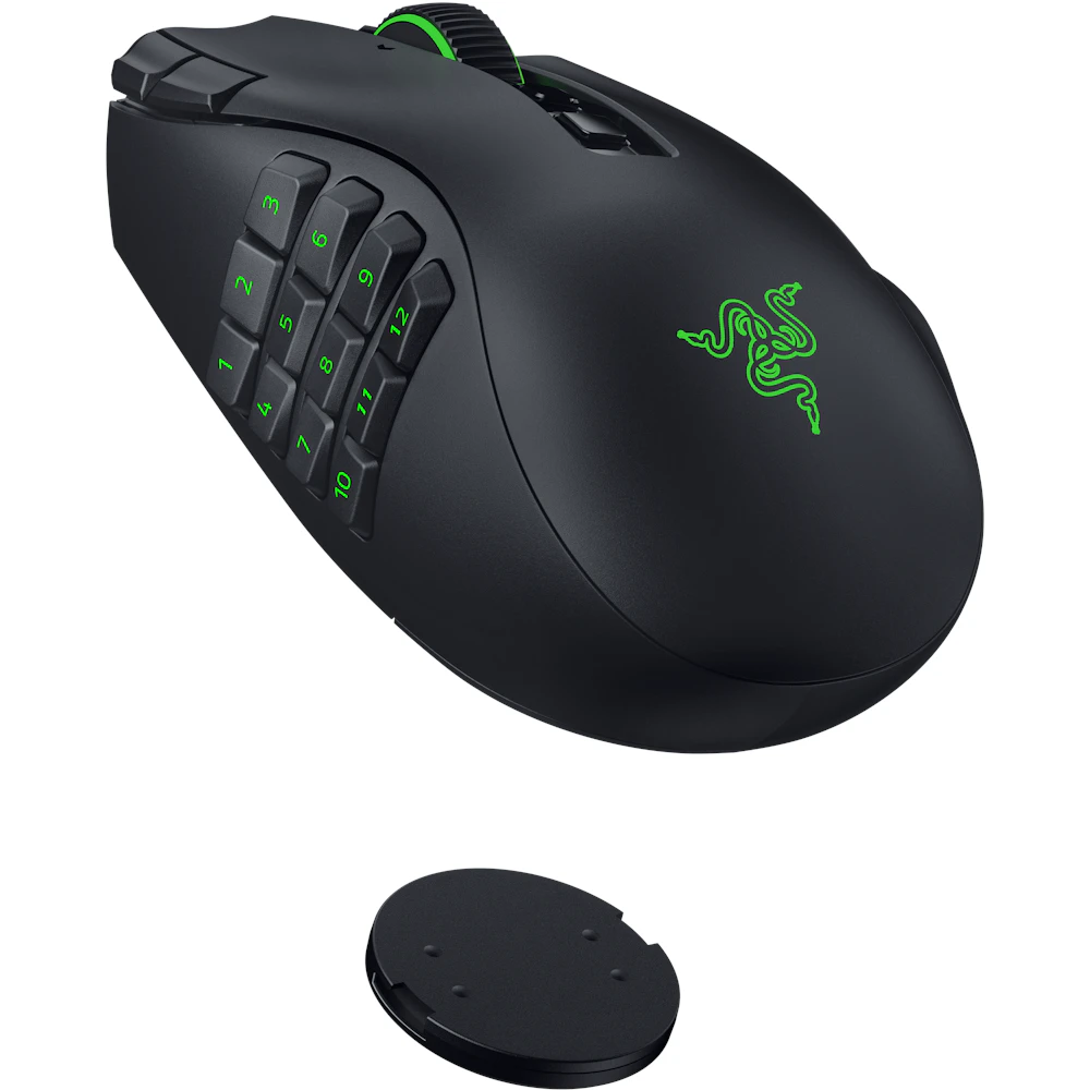 A large main feature product image of Razer Naga V3 Pro - Wireless MMO Gaming Mouse