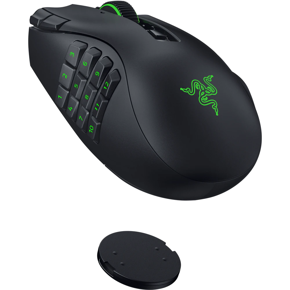 A large main feature product image of Razer Naga V3 Pro - Wireless MMO Gaming Mouse