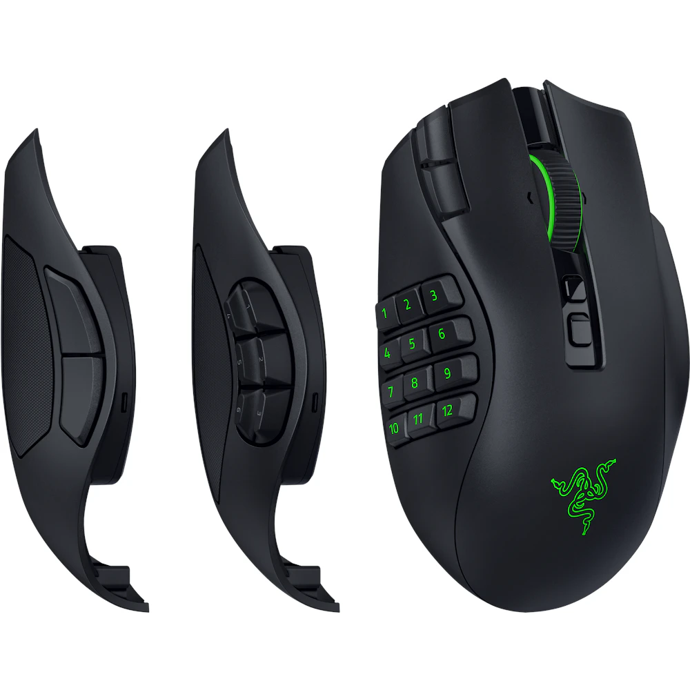 A large main feature product image of Razer Naga V3 Pro - Wireless MMO Gaming Mouse
