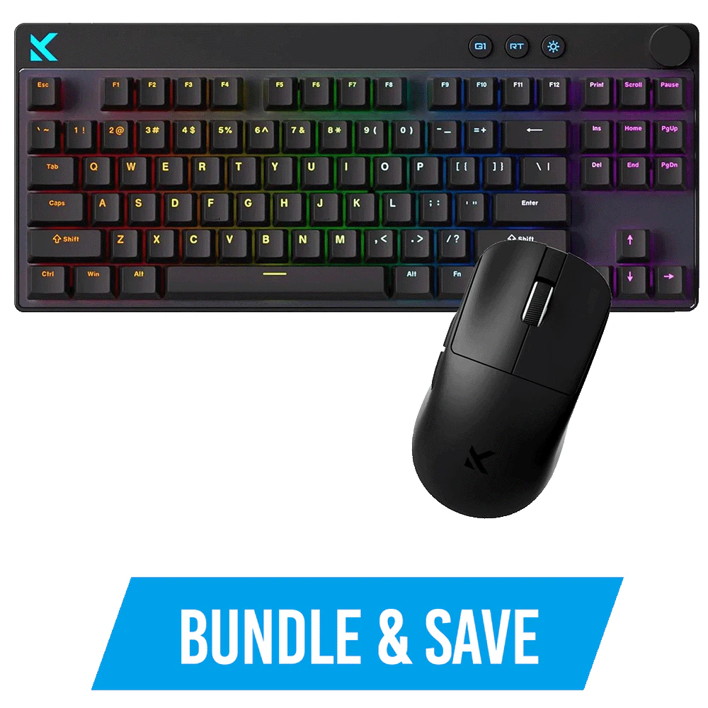 A large main feature product image of MCHOSE Keyboard + Mouse Bundle (Black)