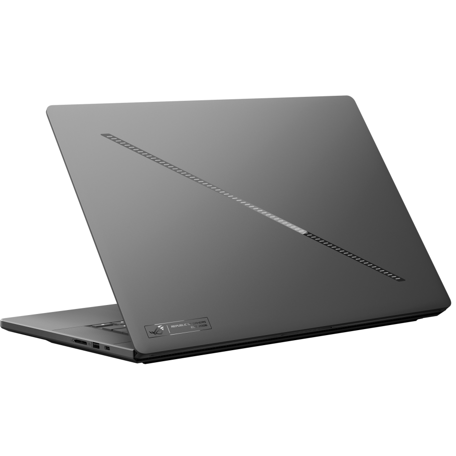 A large main feature product image of ASUS ROG Zephyrus G16 (GU606) - 16" 2.5K OLED 240Hz, Ultra 9 386H, RTX 5090, 64GB/2TB - Win 11 Gaming Notebook