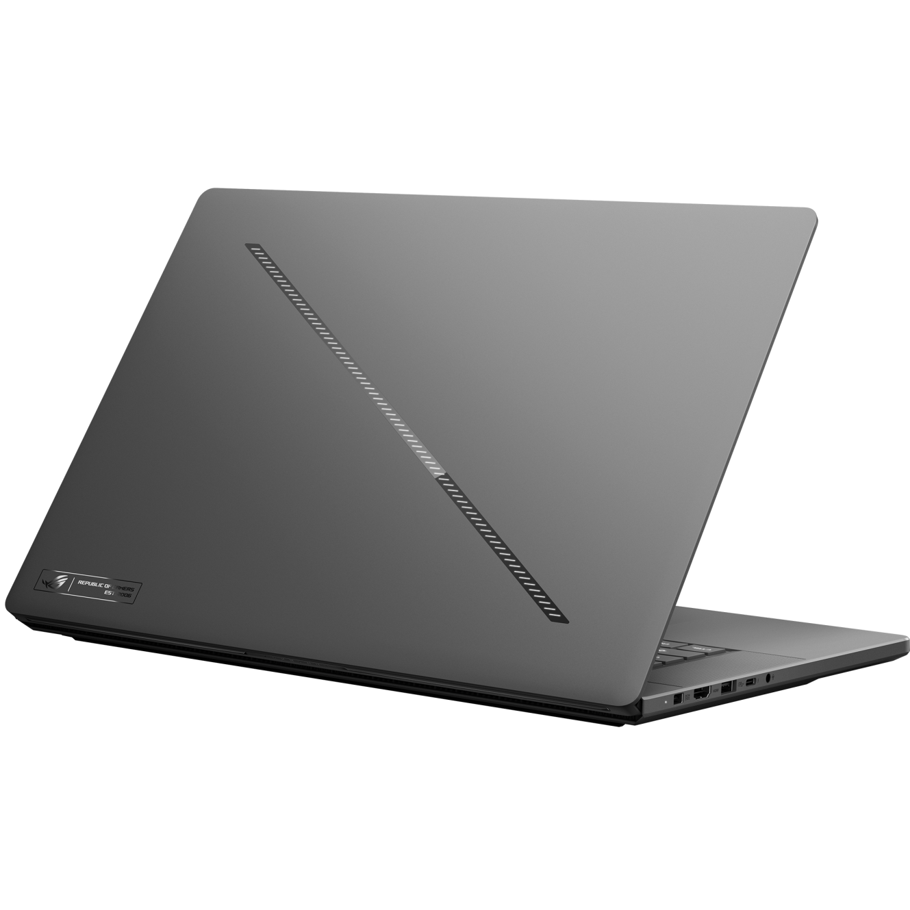 A large main feature product image of ASUS ROG Zephyrus G16 (GU606) - 16" 2.5K OLED 240Hz, Ultra 9 386H, RTX 5090, 64GB/2TB - Win 11 Gaming Notebook