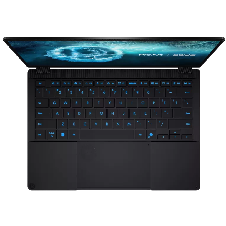 A large main feature product image of EX-DEMO ASUS ProArt PX13 GoPro Edition (HN7306) - 13.3" 3K OLED Touch, Ryzen AI MAX+ 395, 128GB/1TB - Win 11 Notebook