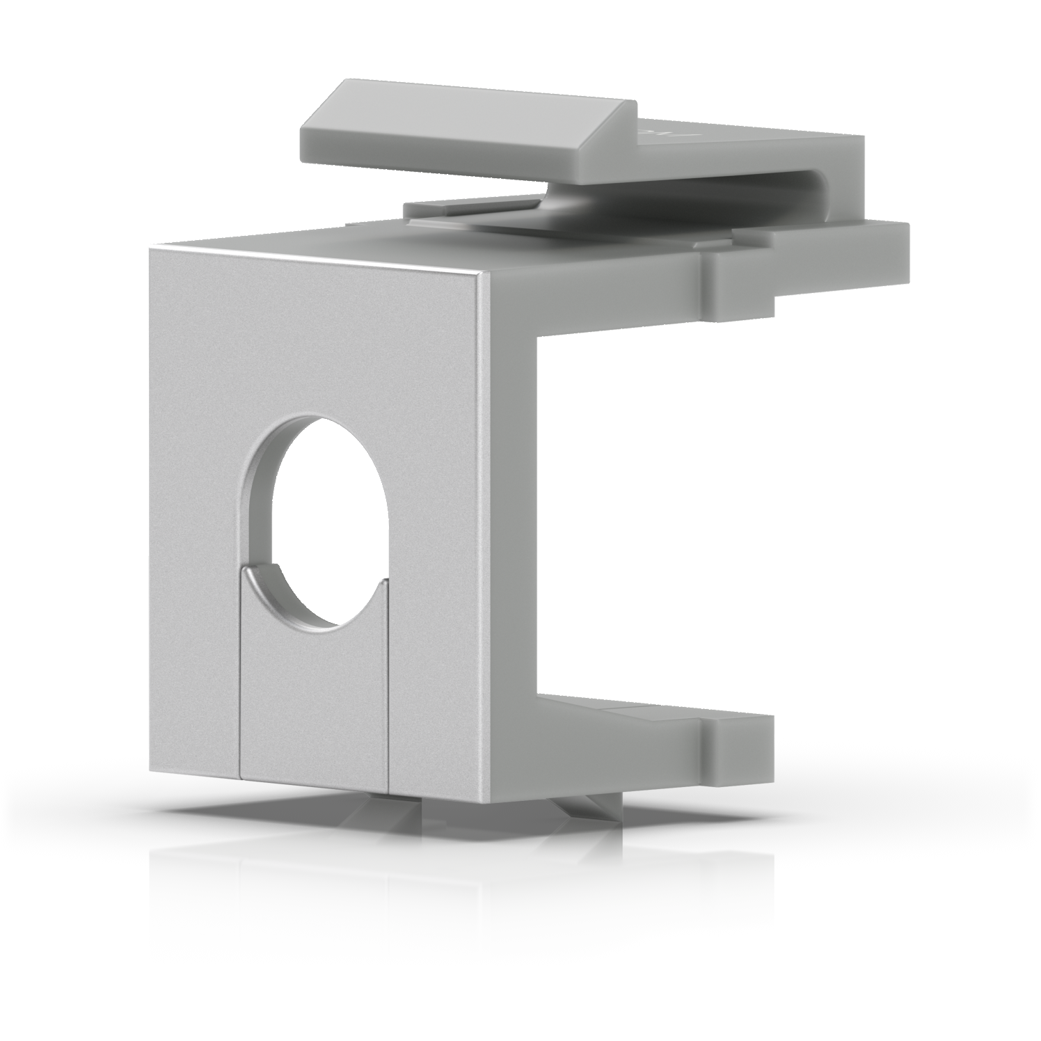 A large main feature product image of Ubiquiti UniFi Keystone Blank Insert Pass-Through 12-Pack