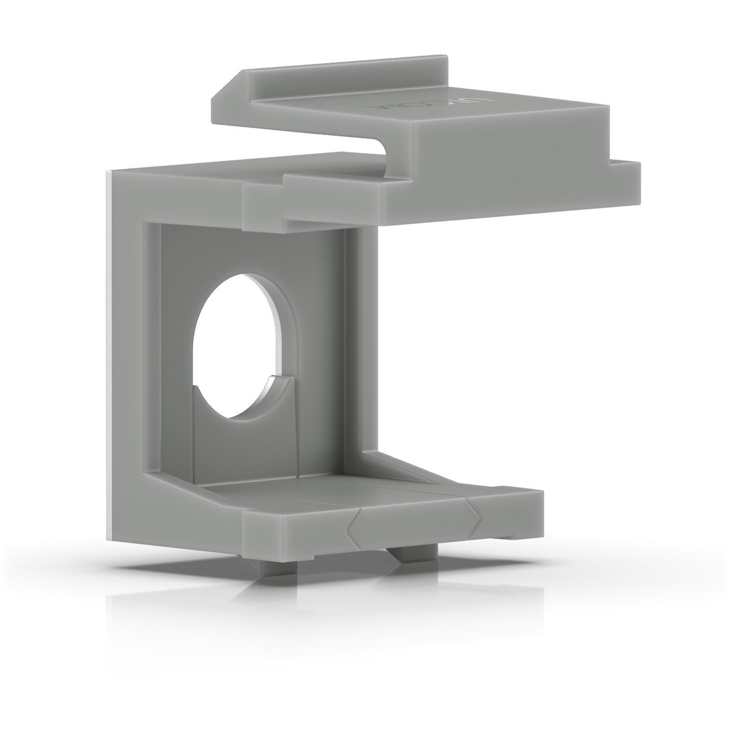 A large main feature product image of Ubiquiti UniFi Keystone Blank Insert Pass-Through 12-Pack