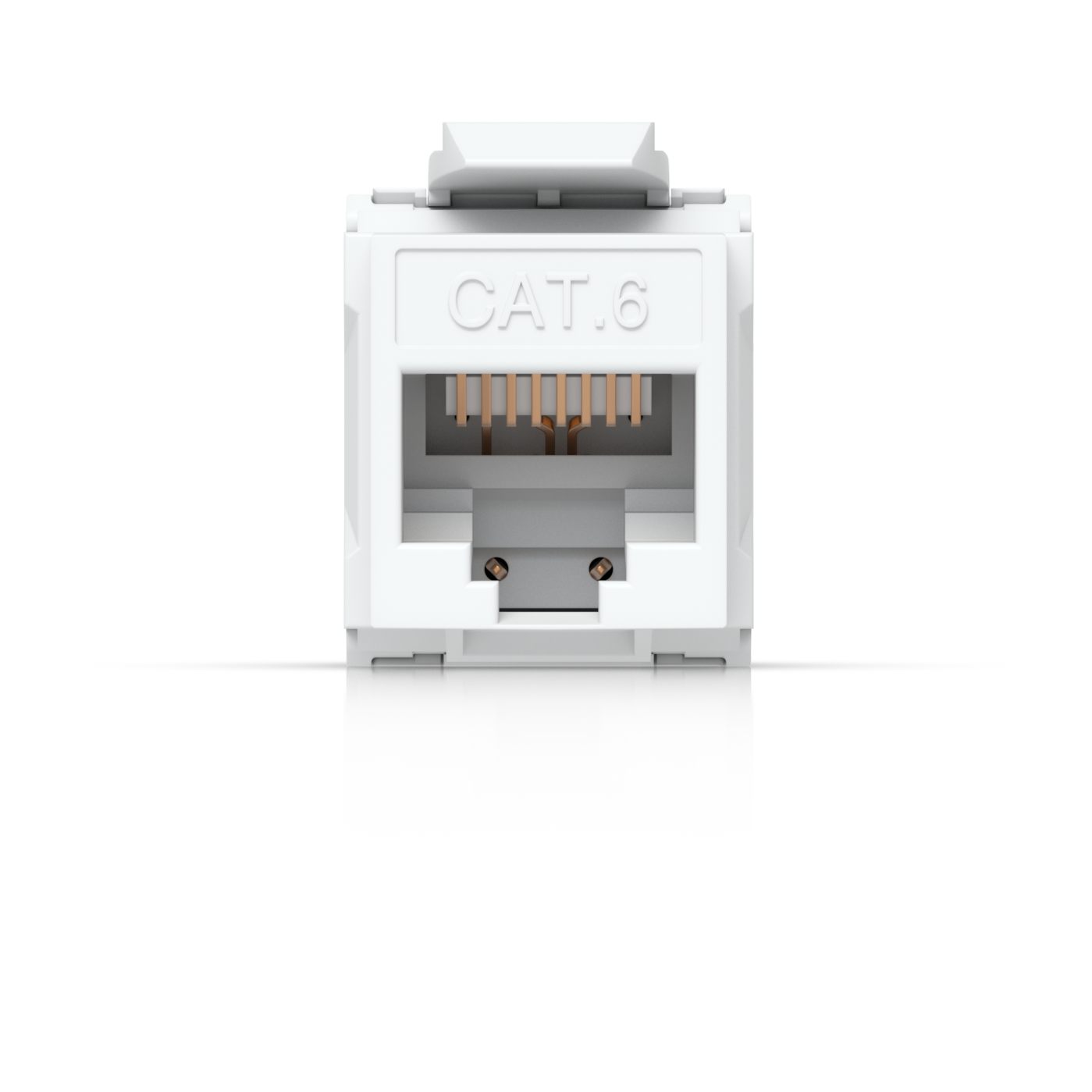 A large main feature product image of Ubiquiti UniFi Keystone Jack Cat6 12-Pack