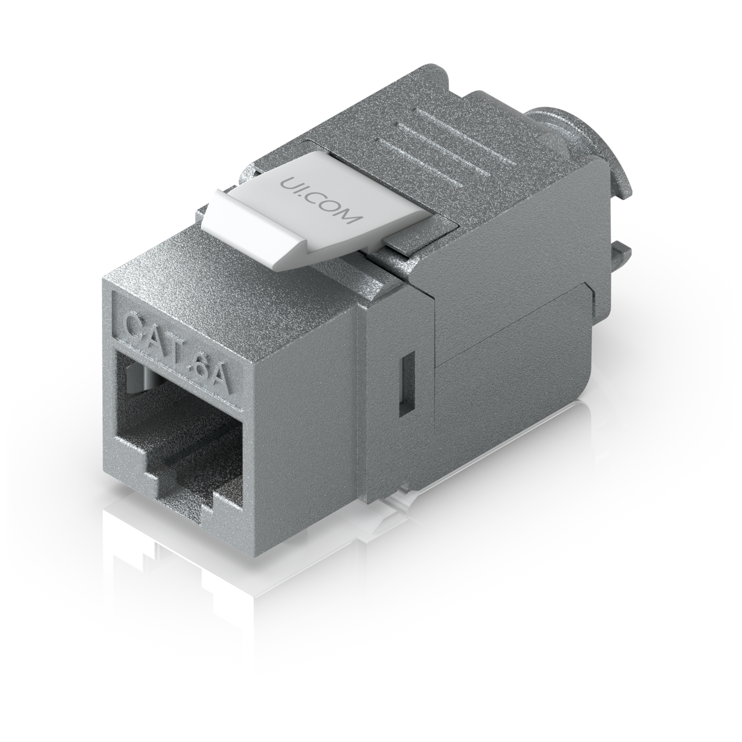 A large main feature product image of Ubiquiti UniFi Keystone Jack Cat6A 12-Pack
