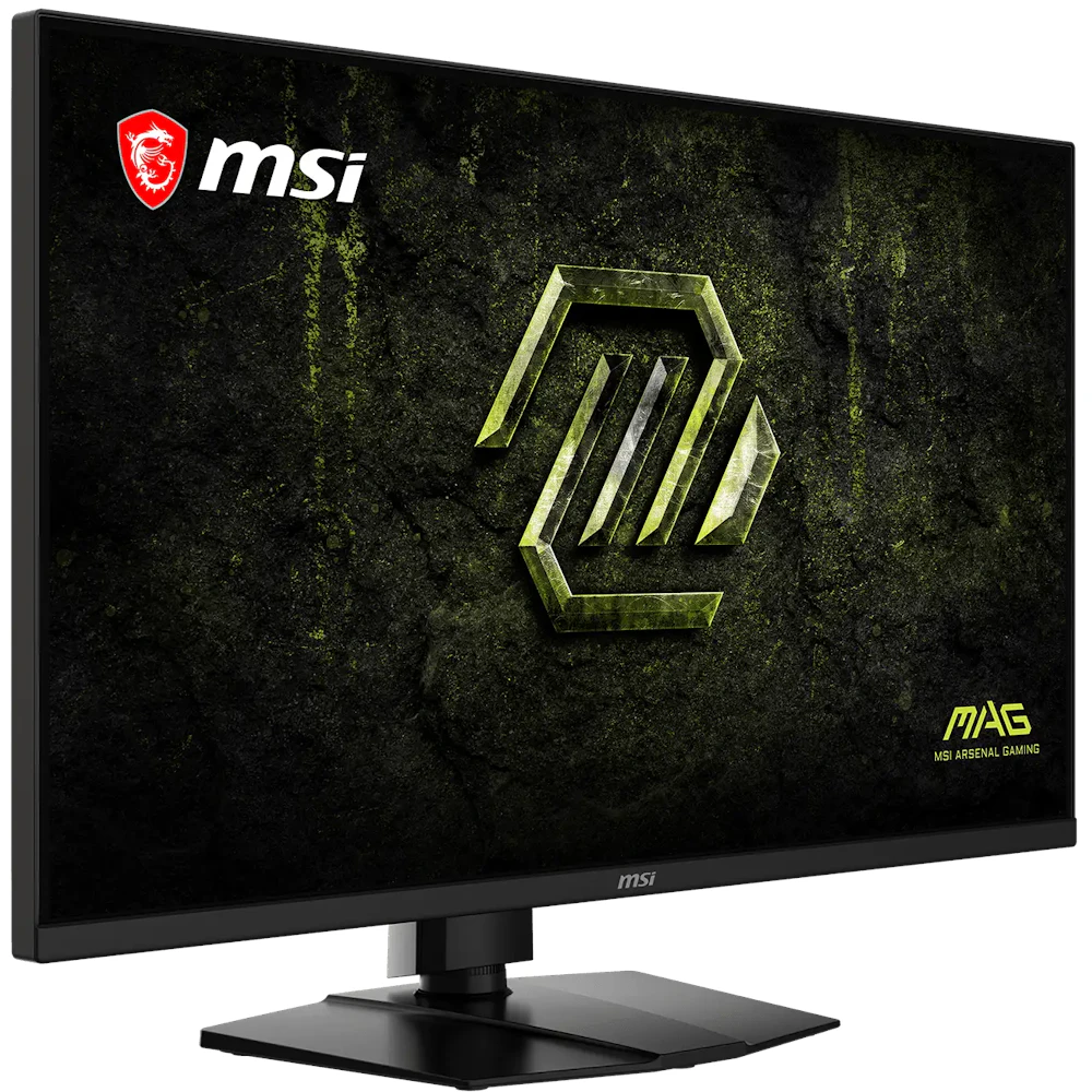 A large main feature product image of MSI MAG 321UPD E14 - 32" 4K 144Hz / 1080p 288Hz 1ms IPS Gaming Monitor