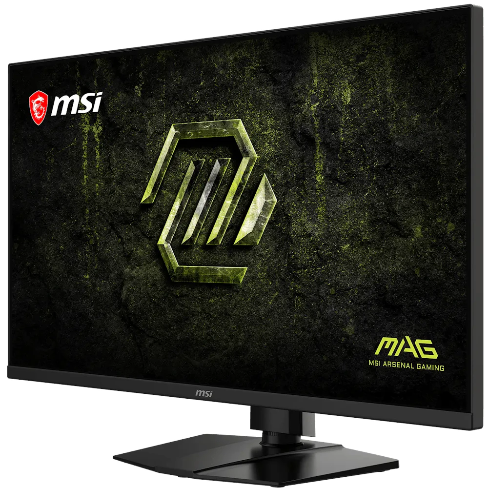A large main feature product image of MSI MAG 321UPD E14 - 32" 4K 144Hz / 1080p 288Hz 1ms IPS Gaming Monitor