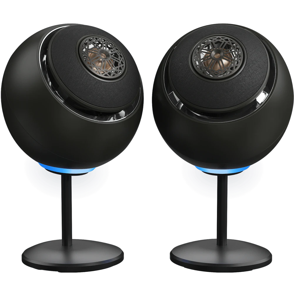 A large main feature product image of Creative Pebble Nova Premium 2.0 USB-C Speakers - Black