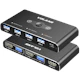 A small tile product image of Volans Dual HDMI 2.0 (4K@60Hz) KVM Switch with 4xUSB3.0