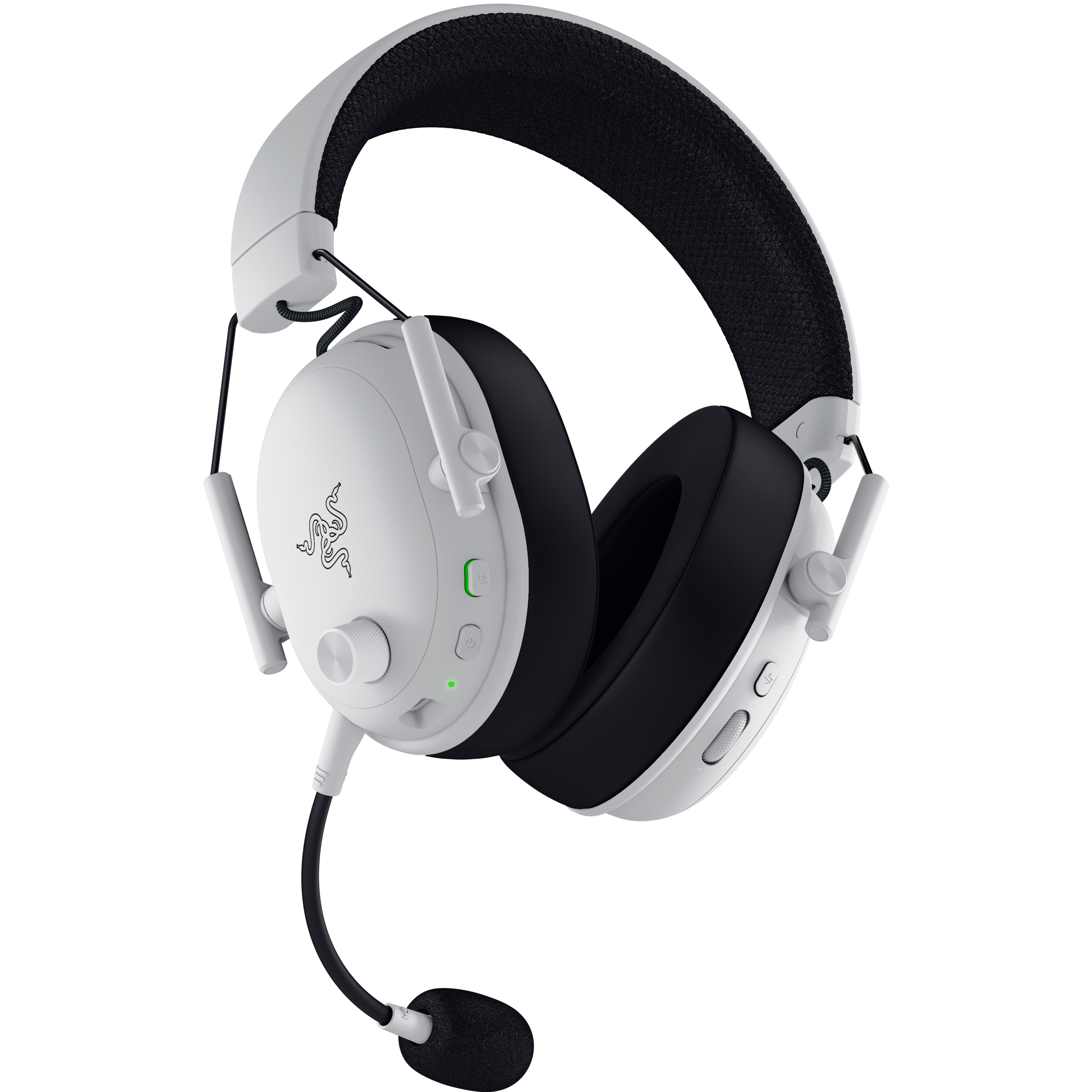 A large main feature product image of Razer BlackShark V3 - Wireless Gaming Headset (White)