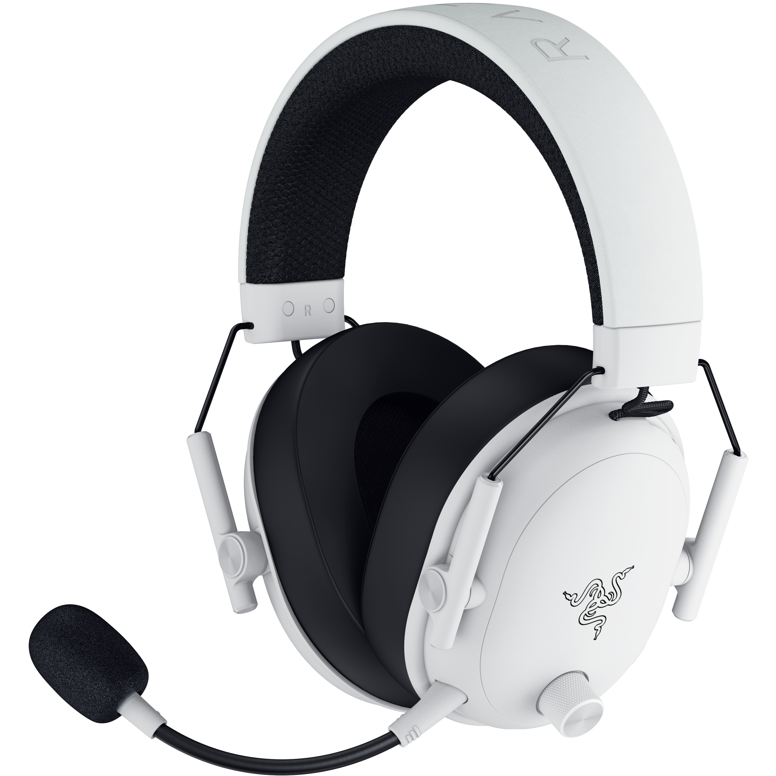 A large main feature product image of Razer BlackShark V3 - Wireless Gaming Headset (White)