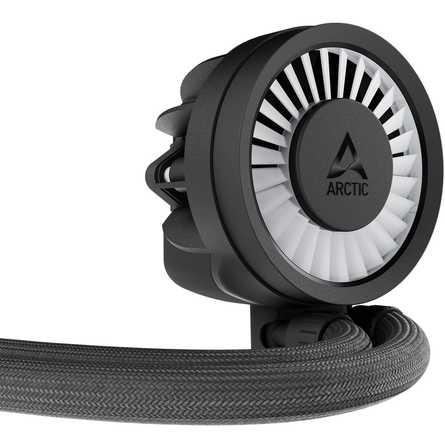 A large main feature product image of EX-DEMO ARCTIC Liquid Freezer III Pro 360mm ARGB AIO Liquid CPU Cooler (Black)