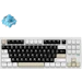A product image of MCHOSE GX87S Wireless Aluminum Mechanical Keyboard - Milky Brown (Mist Blue Switch)