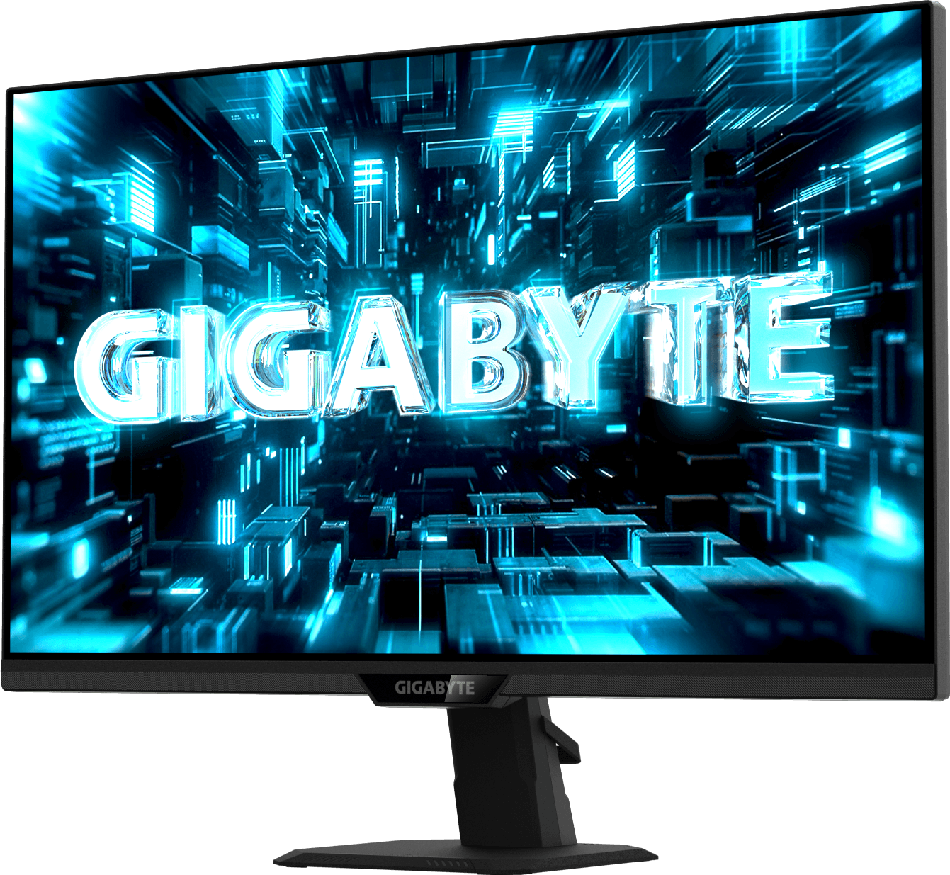 A large main feature product image of Gigabyte G27Q20T - 27" 1440p 210Hz 0.5ms SS IPS Gaming Monitor