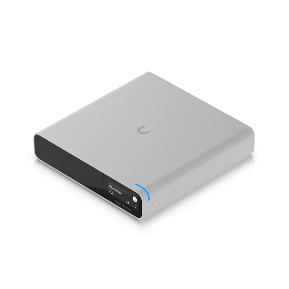 A large main feature product image of EX-DEMO Ubiquiti UniFi CloudKey+