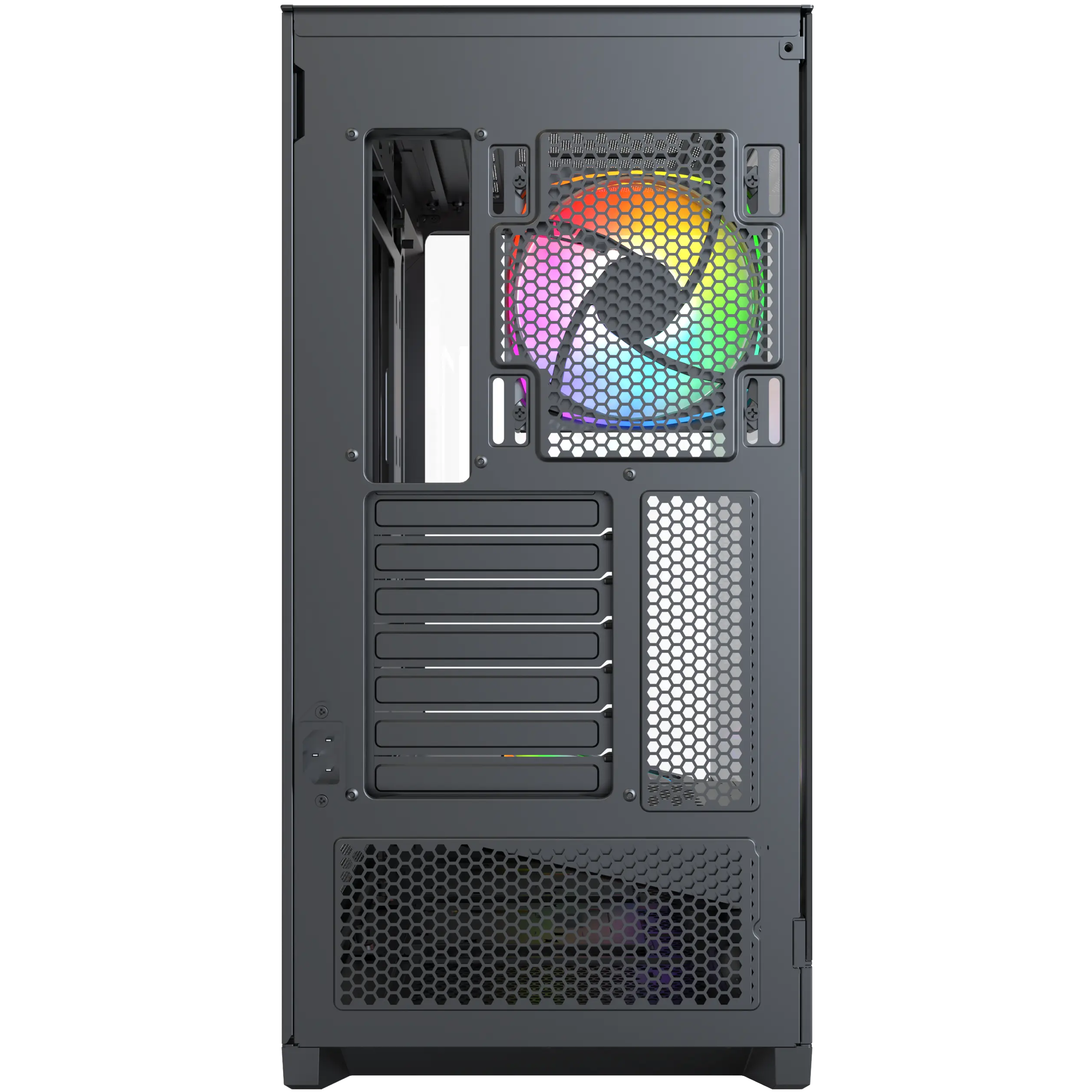 A large main feature product image of Montech SKY 3 ARGB Modular Mid Tower Case (Black)