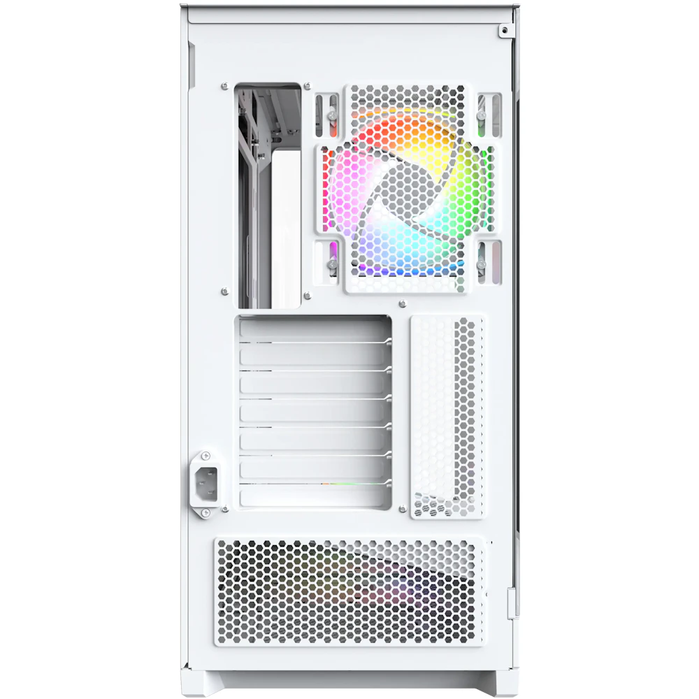 A large main feature product image of Montech SKY 3 ARGB Modular Mid Tower Case (White)