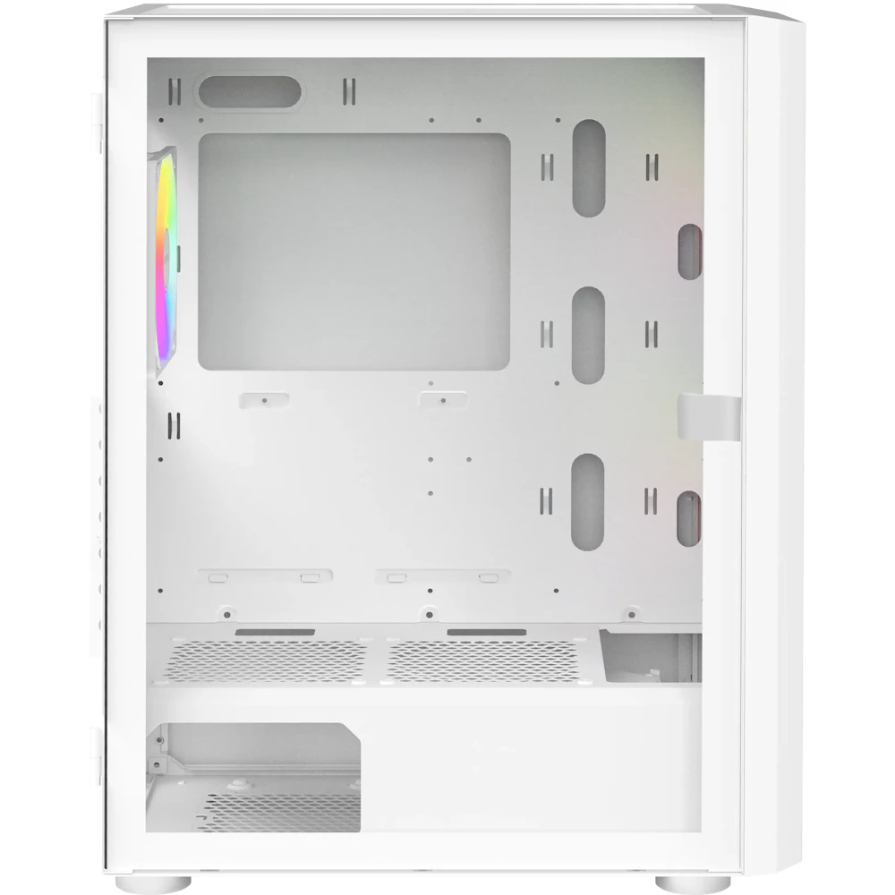 A large main feature product image of Montech X2 PLUS ARGB Mid Tower Case (White)