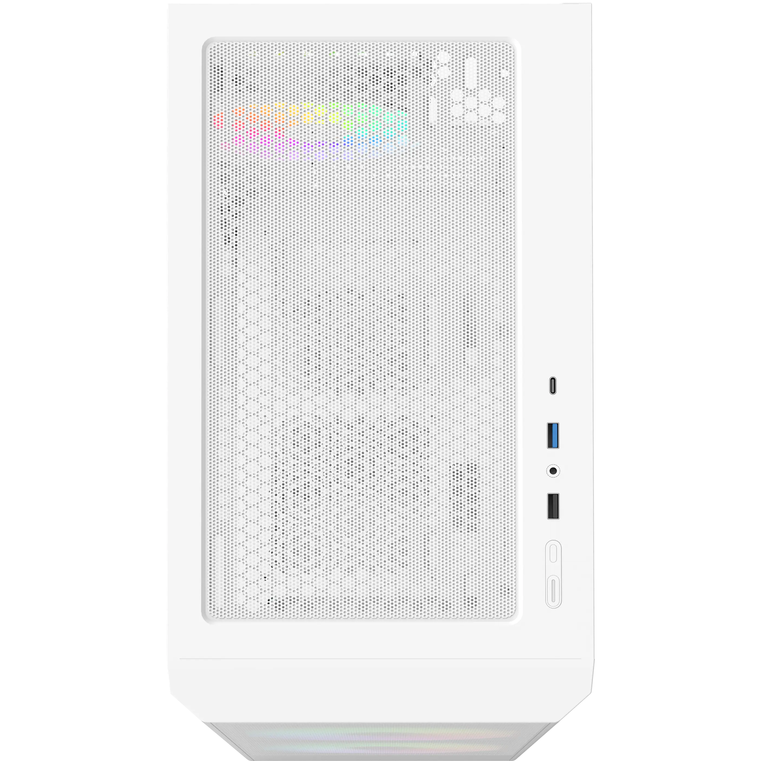 A large main feature product image of Montech X2 PLUS ARGB Mid Tower Case (White)