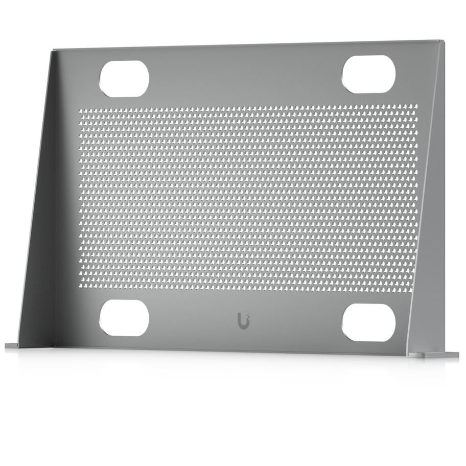 A large main feature product image of Ubiquiti UniFi Fixed Rack Shelf
