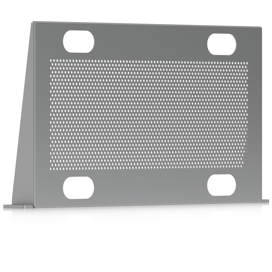 A large main feature product image of Ubiquiti UniFi Fixed Rack Shelf
