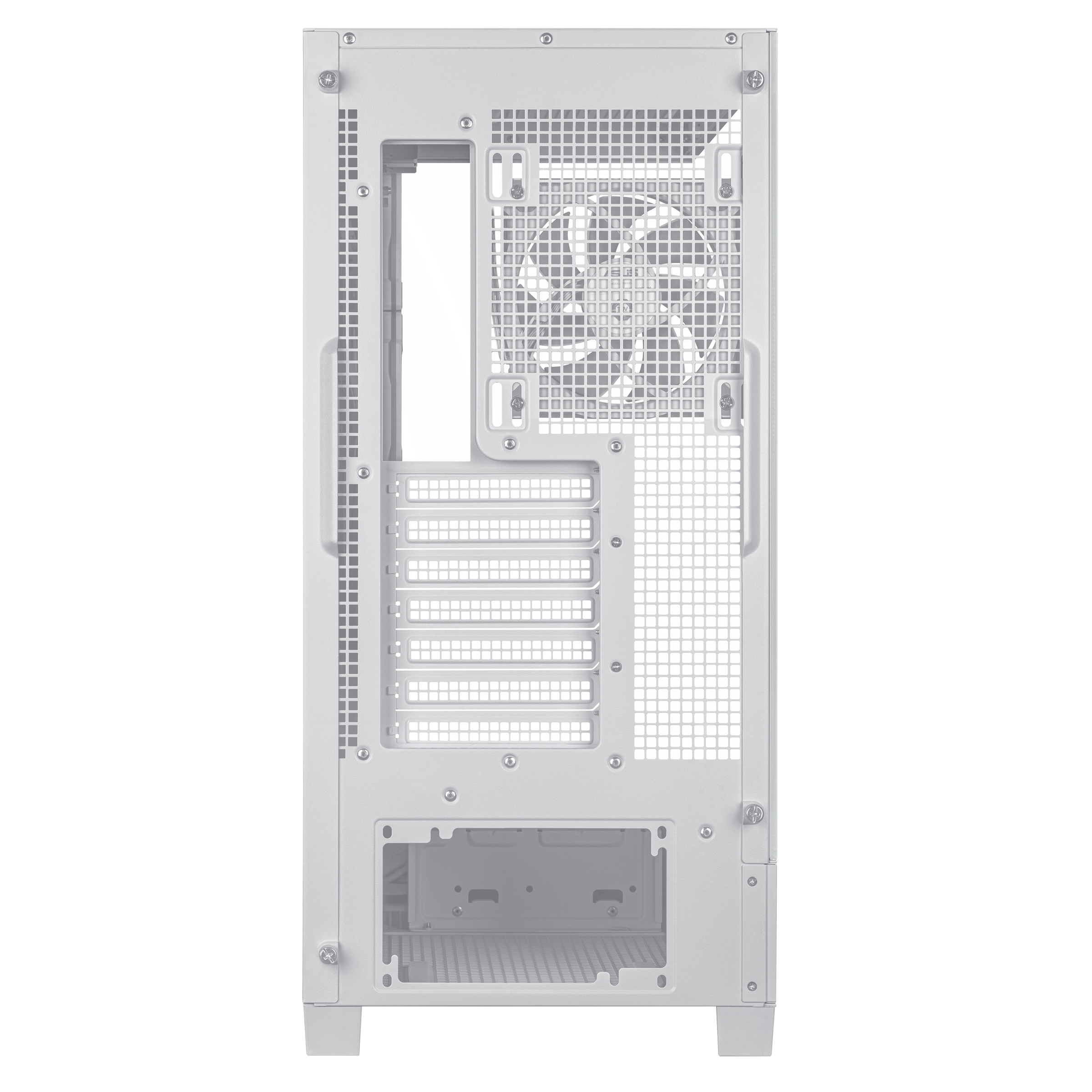 A large main feature product image of ASUS A31 PLUS TG ARGB Mid Tower Case - White