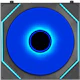 A small tile product image of Lian Li UNI FAN SL120 INF FLEX - 120mm Modular Wireless PWM Fan (Black)