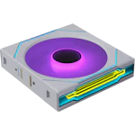 A small tile product image of Lian Li UNI FAN SL120 INF FLEX - 120mm Modular Wireless PWM Fan (White)