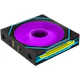 A small tile product image of Lian Li UNI FAN SL120 INF FLEX - 120mm Modular Wireless PWM Reverse Blade Fan 3-Pack (Black)