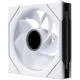 A small tile product image of Lian Li UNI FAN SL120 INF FLEX - 120mm Modular Wireless PWM Reverse Blade Fan 3-Pack (White)