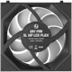 A small tile product image of Lian Li UNI FAN SL120 INF LCD FLEX - 120mm Modular Wireless PWM Fan (Black)
