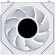 A small tile product image of Lian Li UNI FAN SL120 INF LCD FLEX - 120mm Modular Wireless PWM Fan 3-Pack (White)
