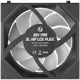 A small tile product image of Lian Li UNI FAN SL120 INF LCD FLEX - 120mm Modular Wireless PWM Reverse Blade Fan (Black)