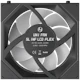 A small tile product image of Lian Li UNI FAN SL120 INF LCD FLEX - 120mm Modular Wireless PWM Reverse Blade Fan 3-Pack (Black)