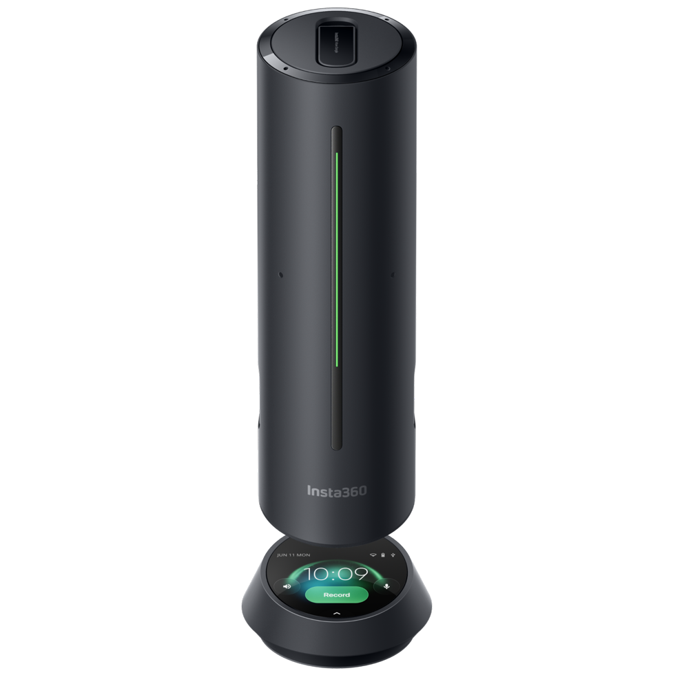 A large main feature product image of Insta360 Wave for Business AI Speakerphone - Graphite Black