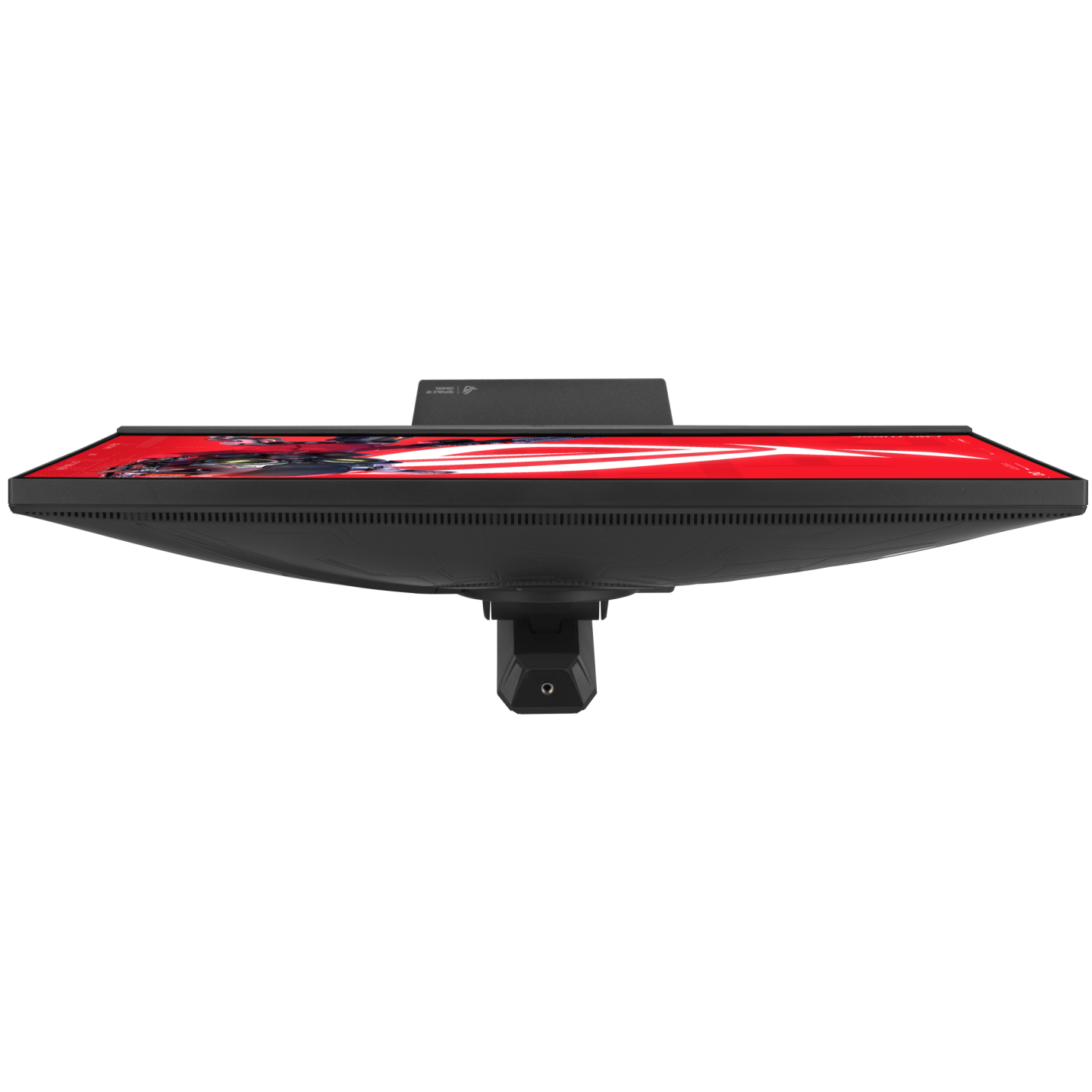 A large main feature product image of EX-DEMO ASUS ROG Strix XG27ACMES - 27" 1440p 255Hz 0.3ms Fast-IPS Gaming Monitor - Black