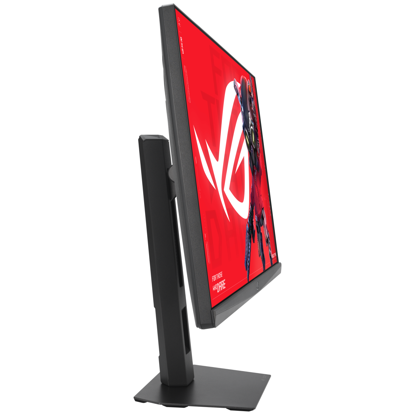 A large main feature product image of EX-DEMO ASUS ROG Strix XG27ACMES - 27" 1440p 255Hz 0.3ms Fast-IPS Gaming Monitor - Black